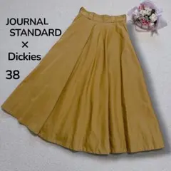 【ジャーナルスタンダード】Dickiesコラボ　コットンロングフレアスカート　Mのサムネイル