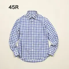 45R チェックシャツ コットン100% 日本製のサムネイル