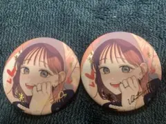 花とゆめ＆lala バレンタイン 顔だけじゃ好きになりません 缶バッジ　2点