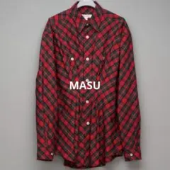 MASU KNIGHT PLAID SHIRT RED 48 【25SS】のサムネイル