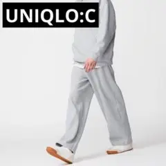 スウェットワイドパンツ ジョガーパンツ