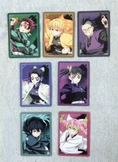 鬼滅の刃 無限城編 箔押しランダムカード 7点