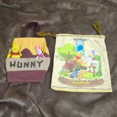 くまのプーさん　 巾着セット