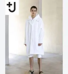 新品UNIQLO +J フーテッドロングコート　ジルサンダー　スプリングコート