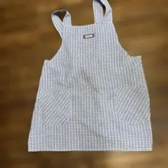 Chequer チェック柄エプロン　ブルー系