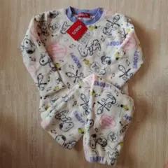 【新品】スヌーピー　フリース　長袖パジャマ　110センチ