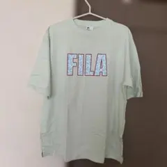 FILA Tシャツ ペールグリーン Lサイズ