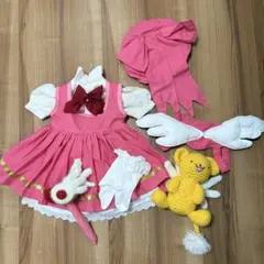カードキャプターさくら 着せ替えぬいぐるみ 20cm 赤いドレスセット　骨あり カードキャプターさくら 着せ替えぬいぐるみ 20cm 赤いドレスセット 骨