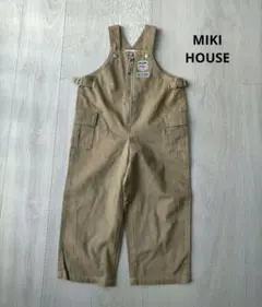 MIKI HOUSE ミキハウス ワッペン オーバーオール サロペット