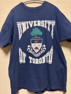 90s USA製 Hanes ヘインズ　トロント大学 Tシャツ