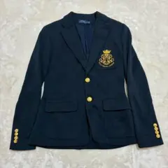 ポロバイラルフローレン 金ボタン ワッペン テーラードジャケット