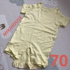 ミキハウス　ベビー　半袖ロンパース　70 綿100%