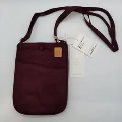 8-4 russet バーガンディ ナイロンミニショルダーバッグ 新品タグ付き