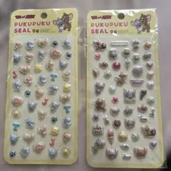 トムとジェリー プクプクシール 2枚セット