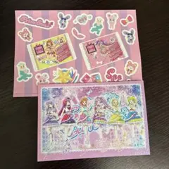 映画 アイカツプリパラ 出会いのキセキ 特典 ステッカー ポストカード セット