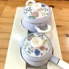 Elegance 花柄ホーロー鍋 ミルクパン、中型鍋、パスタパンの3点セット 2025年最新】Elegance ミルクパン・ホーロー鍋の人気アイテム