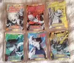 ヒロアカ ① ステータスカード 爆豪 轟 緑谷 切島 上鳴 オールマイト