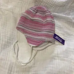 耳あて付きニット帽子 49cm