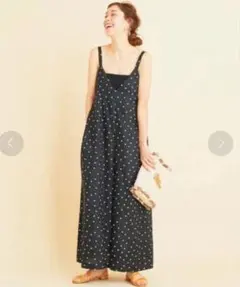 お値下げ！BEAUTY&YOUTH テレデランリネンドットキャミソールサロペット