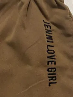 JENNI LOVE サスペンダー付きパンツ ブラウン