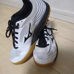 MIZUNO バレーボールシューズ ホワイト ブラック23㌢のサムネイル