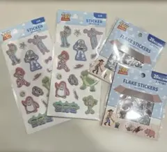 新品未開封　トイストーリー ふわふわシール フレークステッカー　ディズニーシール