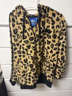 adidas originals ヒョウ柄 パーカー L