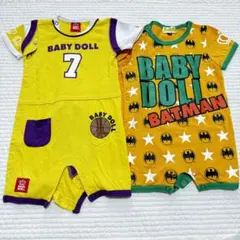 BABY DOLL ロンパース　80    2枚セット