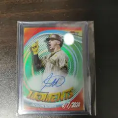 25シリ　ジャクソンメリル Jackson Merrill 直筆サインカード 25枚限定】ジャクソンメリル直筆サインカード オレンジパラレル 2025