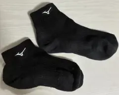 MIZUNO ミズノ ショートソックス バレーボール　ブラックのサムネイル