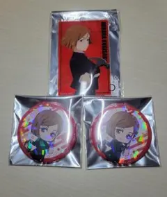 釘崎野薔薇 アクリルカード 缶バッジ2個