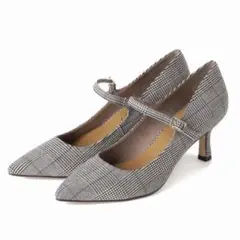 e*m様 ルタロン 6.5cmポインテッドワンストラップパンプス