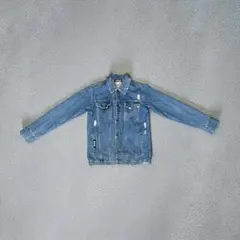 W-Four ダメージ加工 デニムジャケット M