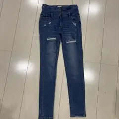 INGNIハイウエストダメージデニムSサイズ
