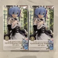 Re:ゼロ GLITTER&GLAMOURS レム フィギュア２個