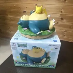 ポケットモンスター くつろぎタイム　 ピカチュウ&カビゴン　フィギュア