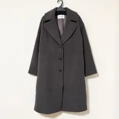 Spick and Span ブラウン ロングコート 36のサムネイル