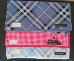 バーバリー、サンローラン ハンカチ