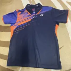YONEX スポーツ ポロシャツ ネイビー/オレンジ