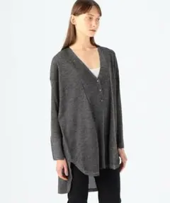 ☆美品☆ドライリネン Vネックロングカーディガンのサムネイル
