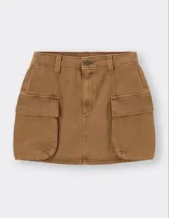 GU カーゴミニスカート 36brownのサムネイル