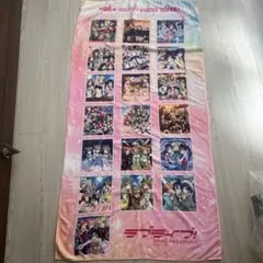 ラブライブ μ's スポンサー特典 非売品 マフラータオル 希少 レア物