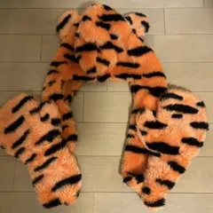 トラのフリースキャップ・スカーフセット - メルカリ
