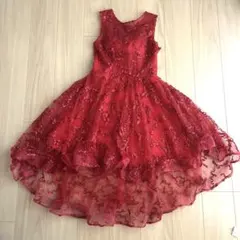 キッズ フォーマルドレス レッド フィッシュテールのサムネイル
