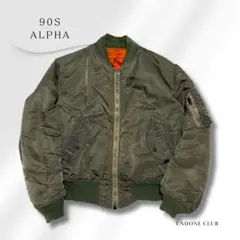 USA製 ALPHA MA-1 フライトジャケット 短丈 ヴィンテージ