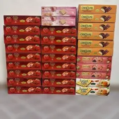 カスタードケーキ　贅沢果汁　チョコパイ　ふんわりオムレット　計30箱　まとめ売り
