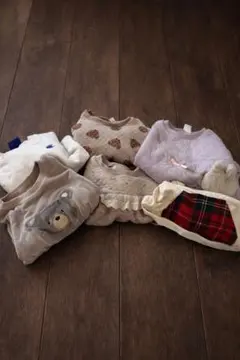 80サイズ 女の子 トレーナー6枚まとめ売り