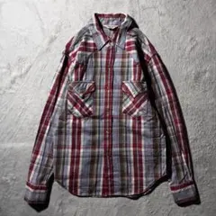 【Y8767】Levi's Red Tab 長袖シャツ　サイズL レッドのサムネイル