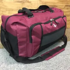 ボストンバッグ 大容量 メンズ レディース ショルダーバッグ ワイン①