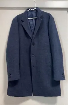 Union Station ダークブルー チェスターコート L